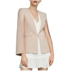 BCBGMAXAZRIA | Women’s Upas Blush Pink Cape Jacket Size S